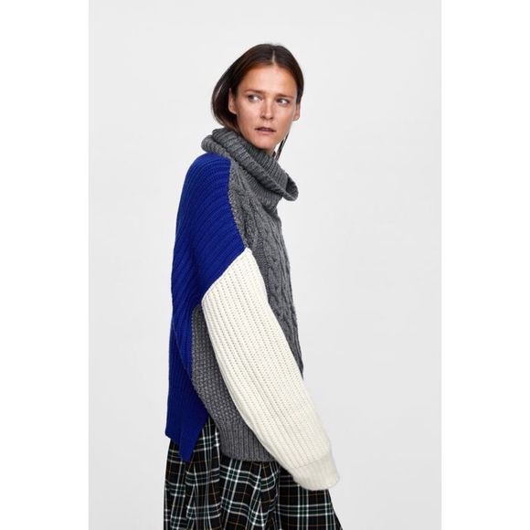 Zara Chunky Knit Sweater - Picture 3 of 16